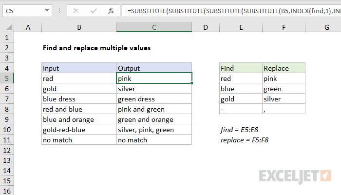 find-and-replace-multiple-values-excel-formula-exceljet